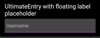 Xamarin Forms Floating Label Placeholder Example