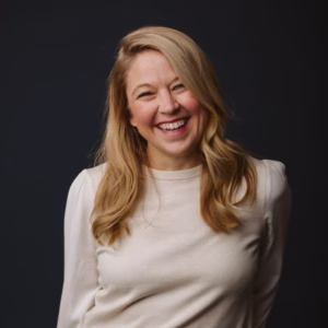 A headshot of Karen Borchert